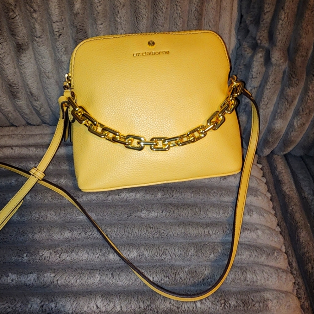 Liz Claiborne Yellow Crossbody Bag